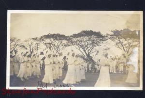 MANILA PHILIPPINES RED CROSS WOMEN NURSES VINTAGE REAL PHOTO PHOTOGRAPH