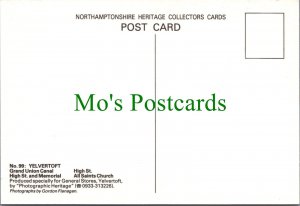 Northamptonshire Postcard - Yelvertoft High Street, Grand Union Canal RR19927