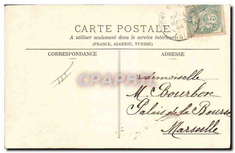 Postcard Old Circus Kids Small eccentrics