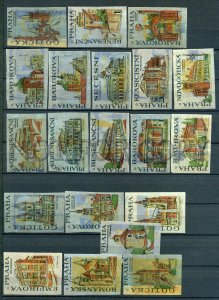 500629 Czechoslovakia Prague Vintage match labels