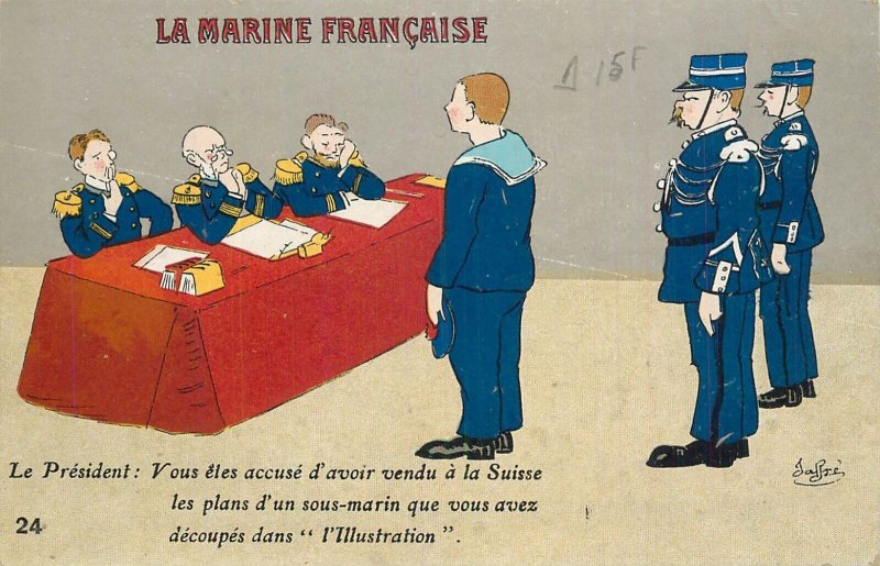 French army military humor comic caricature military french navy uniform officer