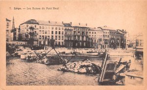 Les Ruines du Pont Neuf Liege Belgium Unused 