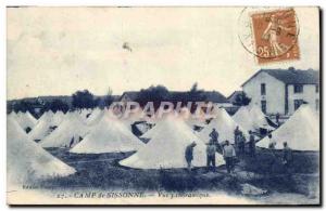 Old Postcard Camp Sissone Army General view