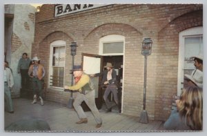 State View~Bank Robbery Scene Rawhide Arizona 1880 Town~Vintage Postcard