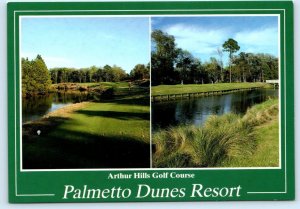 HILTON HEAD ISLAND, SC ~ 17th Hole Golf  PALMETTO DUNES RESORT 4x6 Postcard