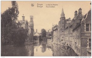 Le Quai Du Rosaire, BRUGES (West Flanders), Belgium, 1900-1910s