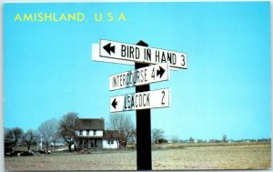 M-1518 Amishland USA Dutch Country Road Signs