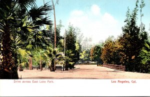 California Los Angeles Drive Across East Lake Park