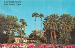 PALM SPRINGS, CA California COMEDIAN RED SKELTON'S HOME  c1950's Chrome Postcard