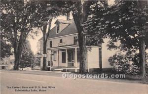 The Shaker Store and US Post Office Sabbathday Lake, ME, USA Unused 