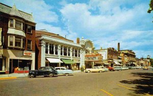 On The Square Ringling Theater Cars Baraboo Wisconsin postcard