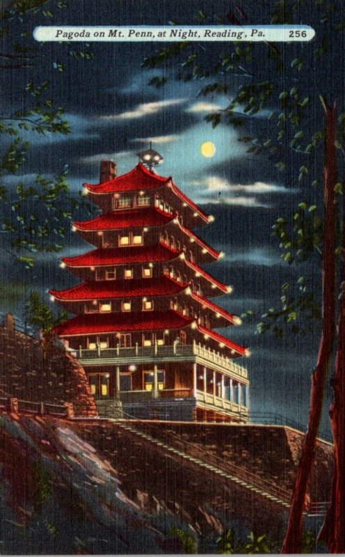 Pennsylvania Reading Pagoda On Mt Penn