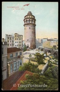 Constantinople - La Tour de Galata