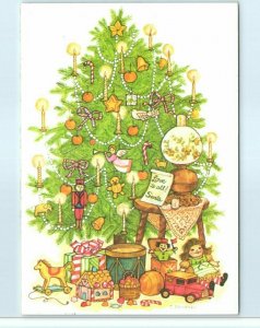 M-25026 Decorated Christmas Tree Holiday Greetings