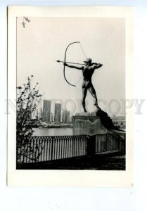 167754 Germany DRESDEN Bogenschutze old REAL PHOTO on Mat