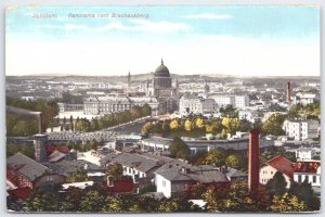 Vintage Potsdam Panorama Postcard from Brauhausberg Germany Scenic View