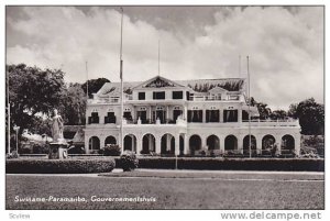 RP: Suriname-Paramaribo, Gouvernementhuis, 40-60s