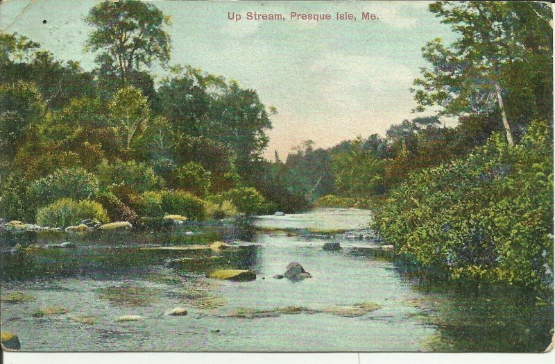 Up Stream, Presque Isle, Me