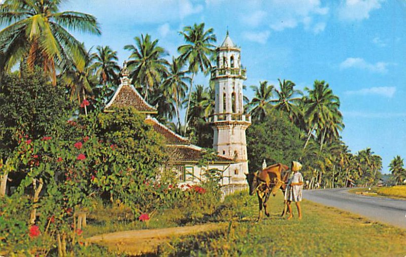 Malay Mosque Malacca Malaysia Writing on back 