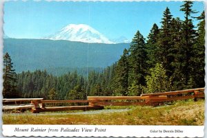 M-51174 Mount Rainier from Palisades Viewing Point Washington