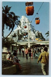 Anaheim California CA Postcard Matterhorn Mountain Disneyland c1960's Vintage