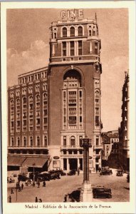 Spain Madrid Edificio de la Asociacion de la Prensa Vintage Postcard C110