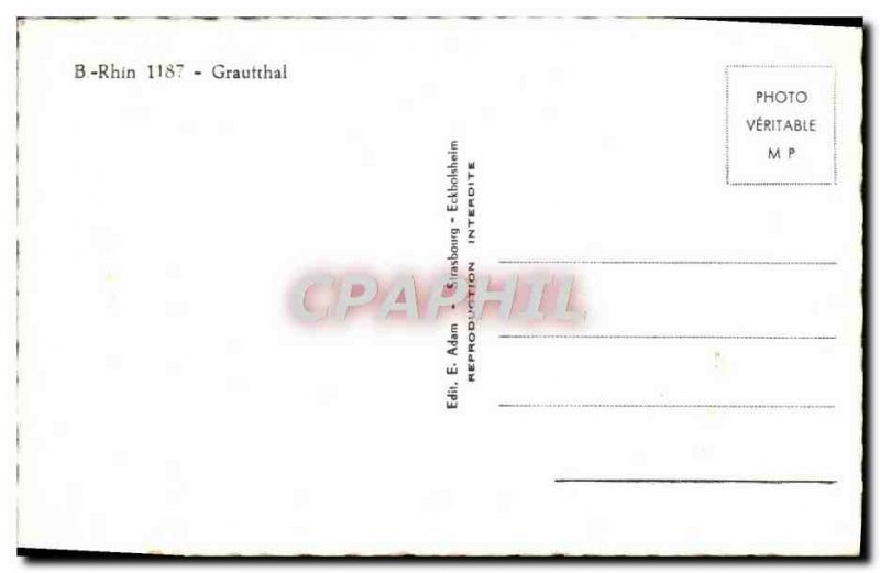 Postcard Modern B Rhine Grautthal