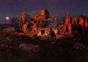 Laugh Kills Lonesome,Charles Russell,Western Painting