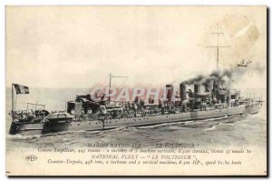 Old Postcard Boat War Against The Outrider destroyer