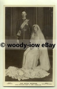 r0109 - Princess Mary on her Wedding Day , daughter of King George V - postcard