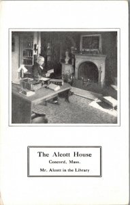 Two Postcards The Alcott House in Concord, Massachusetts