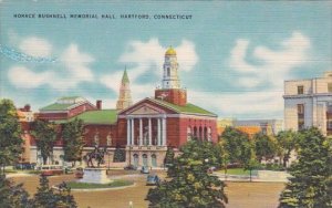 Horace Bushnell Memorial Hall Hartford Connecticut