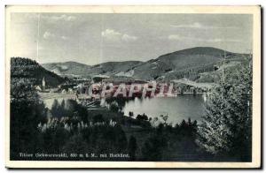 Old Postcard Titisee Schwarzwald mit Hochfirst