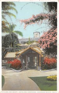 Pavilion and Court Hotel Del Coronado Coronado  California Postcard