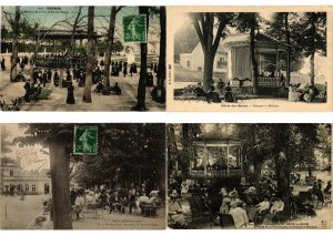 MUSIC STANDS KIOSQUE DE MUSIQUE 350 Vintage Postcards pre-1940 (L6148)