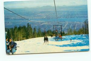 Postcard Skylift Sky Lift Grouse Mountain Vancouver British Columbia  # 3591A