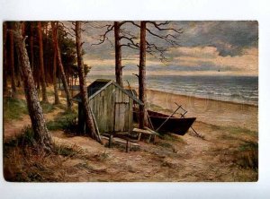224508 RUSSIA K. KLEVER Twilight Granberg #2362 RIGA postcard