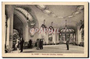 Old Postcard Vichy Célestins spring Interior