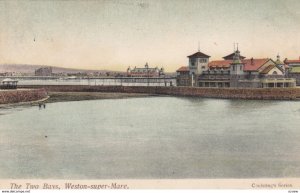 WESTON-SUPER-MARE (Somerset), England, UK, 1904 ; The Two Bays