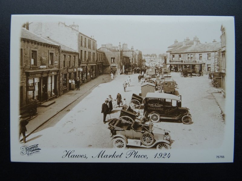 North Yorkshire Wensleydale 4 x HAWES Reproduction Postcard 1908 / 1924 by Frith
