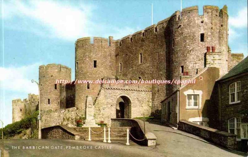 England - England - Pembroke Castle - The Barbican Gate - A Salmon Cameracoor...