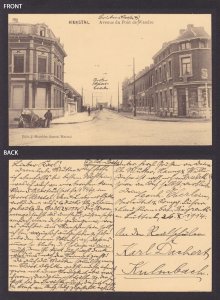 BELGIUM, Postcard, Herstal, Avenue du Pont de Wandre, WWI