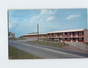 Postcard View Motel Malone New York USA