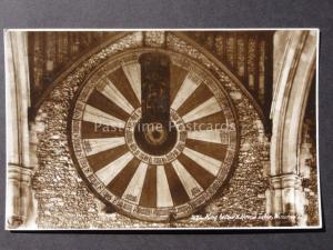 Hampshire WINCHESTER Cathedral KIng Arthur's Round Table c1943 RP Postcard