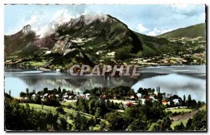 Aix les Bains - Lake D & # 39Annecy - View Talloires Old Postcard