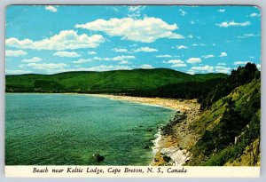 Ingonish Beach Near Keltic Lodge, Cape Breton, Nova Scotia, Chrome Postcard #3