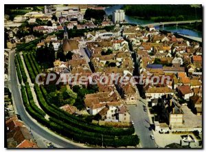 Postcard Modern Bray sur Seine (S & M) General Aerial View