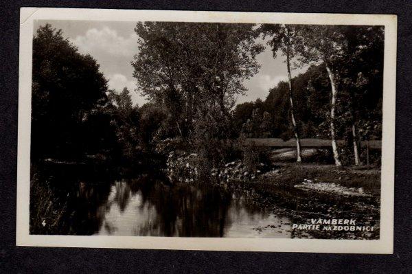 Czechoslovakia Vamberk Partie na Zoobnici Postcard Real Photo RP Ceskoslovensko