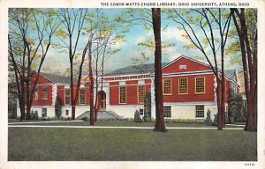 Edwin Watts Chubb Library Ohio University Athens OH USA Postcard