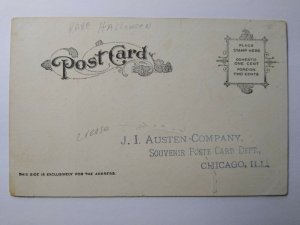 Halloween Postcard J I Austin Children The Bogie Man Original Undivided Antique